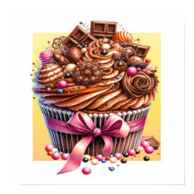 Hello Cupcake Poster