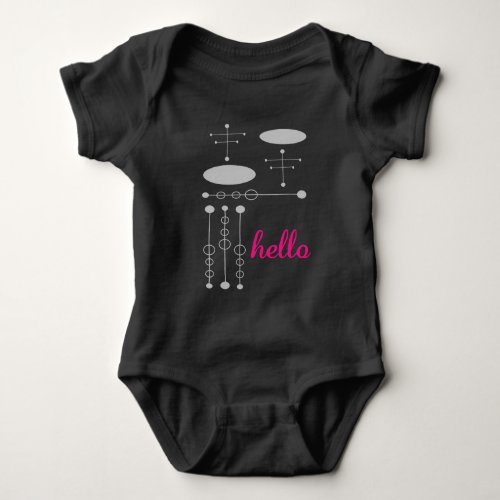 Hello Cute Colorful Hello Gifts Baby Bodysuit