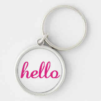 Hello Cute Colorful Hello Gifts Keychain