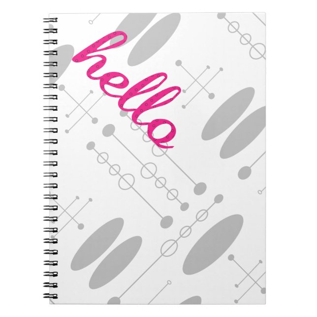 Hello Cute Colorful Hello Gifts Notebook (Front)