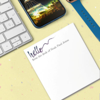 Hello Cute Colorful Hello Gifts Notepad