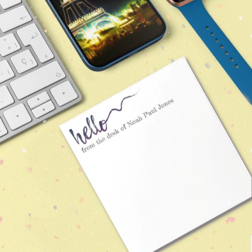 Hello Cute Colorful Hello Gifts Notepad