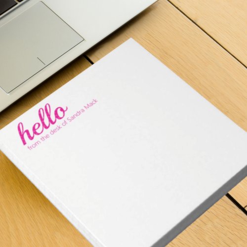 Hello Cute Colorful Hello Gifts Notepad