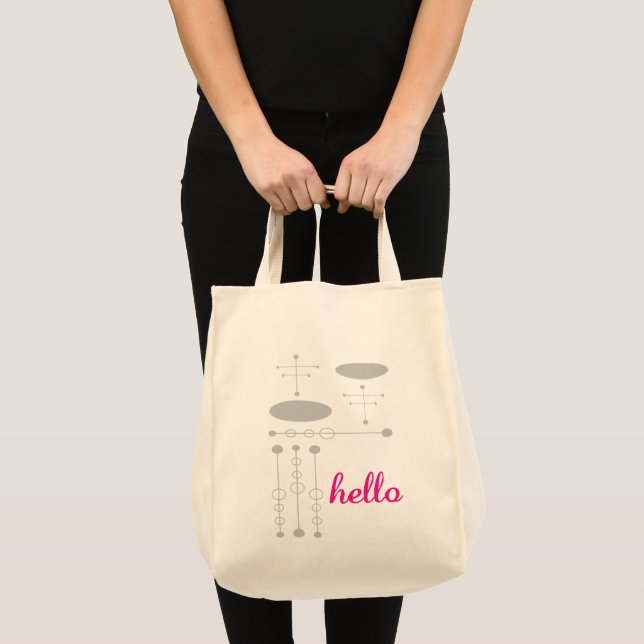 Hello Cute Colorful Hello Gifts Tote Bag (Front (Product))