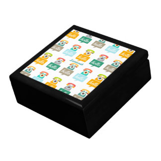 Hello Cute Colorful Hello Keepsake Box
