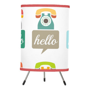 Hello Cute Colorful Hello Tripod Lamp