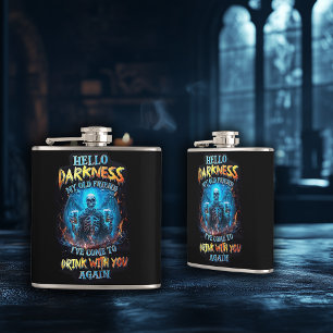 Hello Darkness My Old Friend Flask