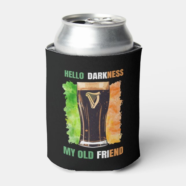 Hello Darkness My Old Friend Irish Stout Can Cooler (Can Front)