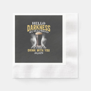Hello Darkness My Old Friend Napkins