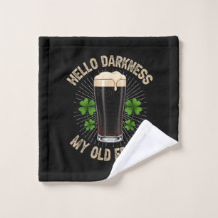 Hello Darkness My Old Friend Wash Cloth