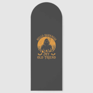 Hello Darkness Old Friend Reaper Orange Moon Grave Bookmarks