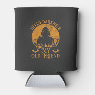 Hello Darkness Old Friend Reaper Orange Moon Grave Can Cooler
