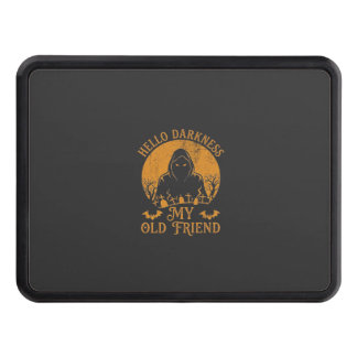 Hello Darkness Old Friend Reaper Orange Moon Grave Hitch Cover