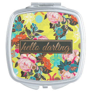 Hello Darling Compact Mirror