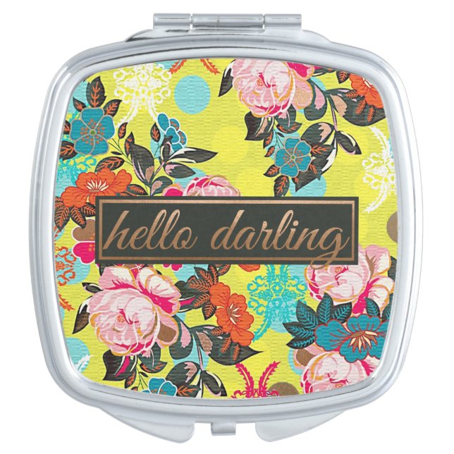 Hello Darling Compact Mirror (Front)
