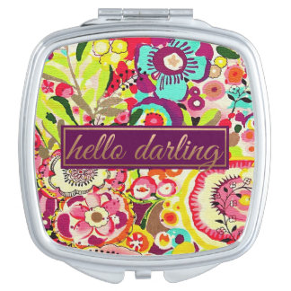 Hello Darling Compact Mirror