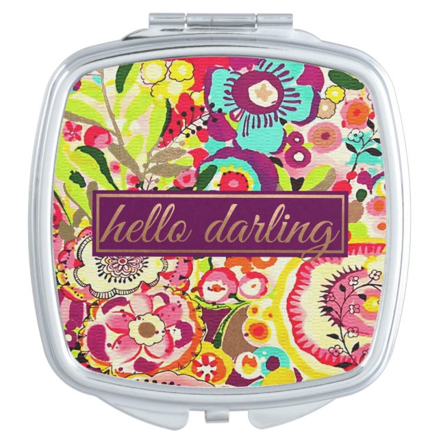 Hello Darling Compact Mirror (Front)