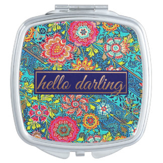 Hello Darling Compact Mirror