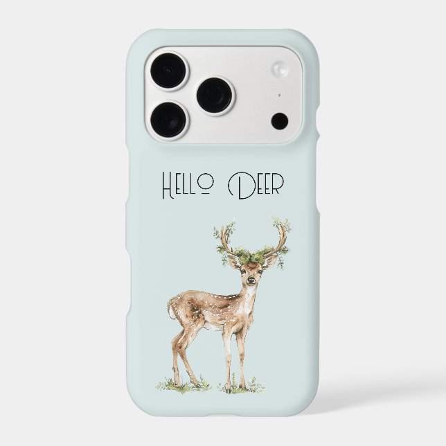 Hello Deer iPhone Case (Back)