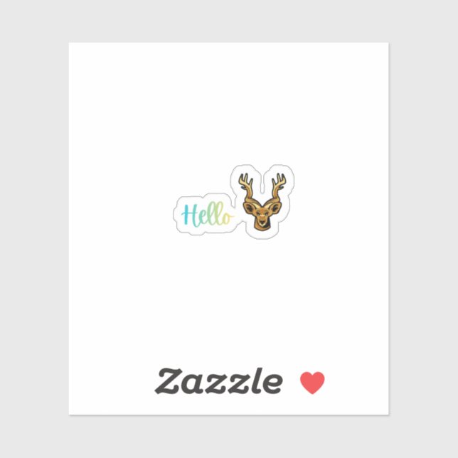 Hello Deer Sticker (Sheet)