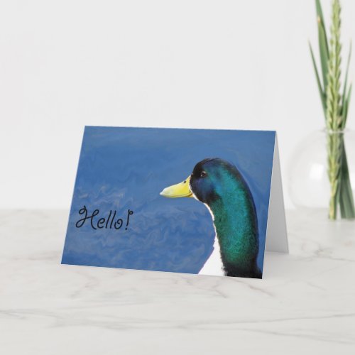 Hello Duck Card