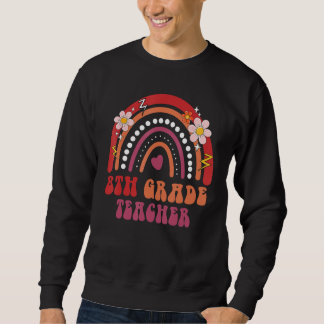 Hello Eighth Grade Back To School 8th Grade Teache Sweatshirt