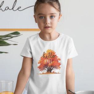 Hello Fall, Autumn Fall Vibes T-Shirt