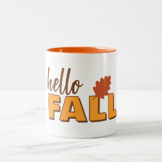 Hello Fall Autumn Mug