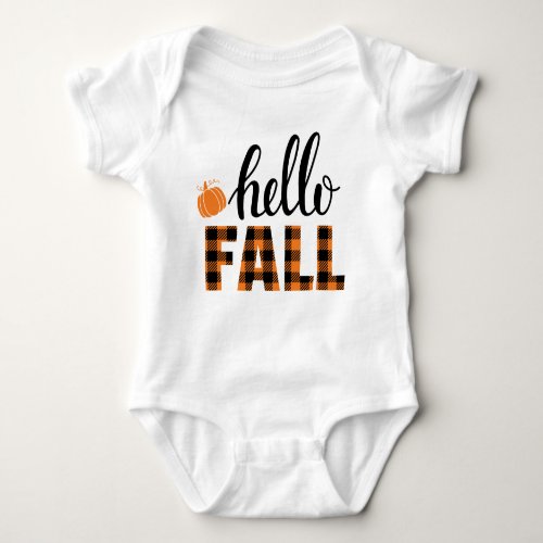 Hello Fall Baby Bodysuit