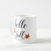 Hello Fall Coffee Mug (Front Left)