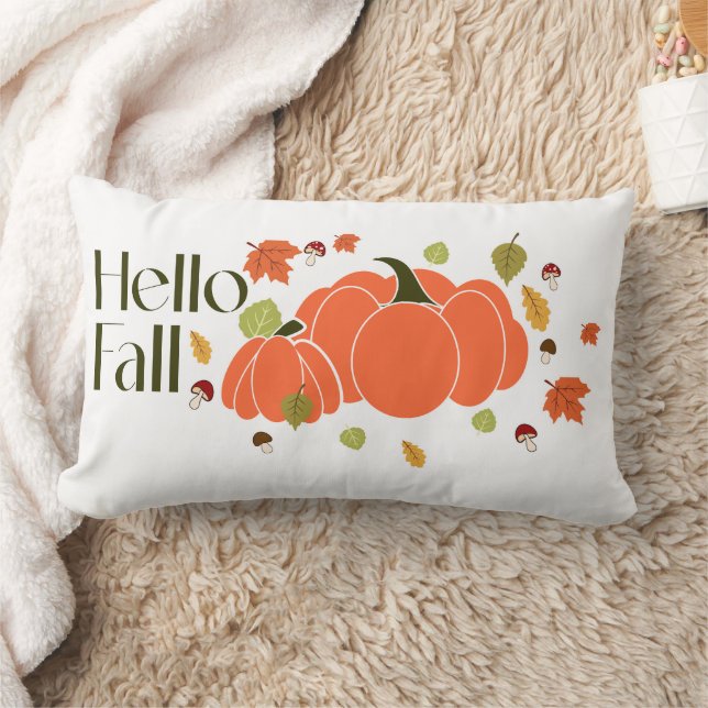 🍁 Hello Fall Decorative Pillow 🍁 (Blanket)