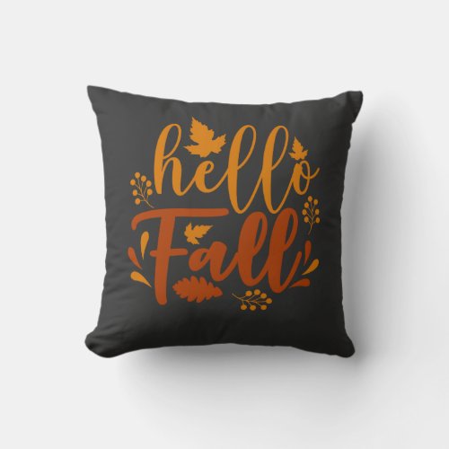 Hello Fall Decorative Throw Pillow