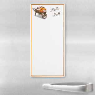 Hello Fall Fridge Note Pad