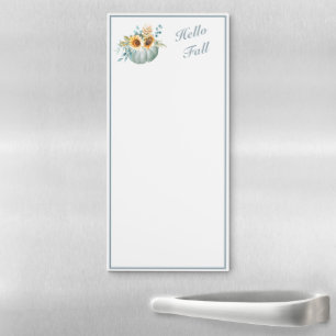 Hello Fall Fridge Note Pad