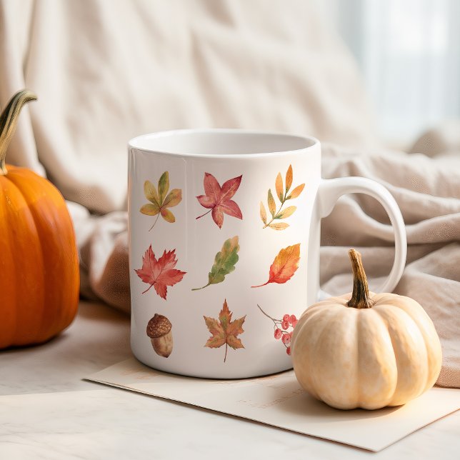 Hello Fall Happy Autumn Coffee Mug (Creator Uploaded)