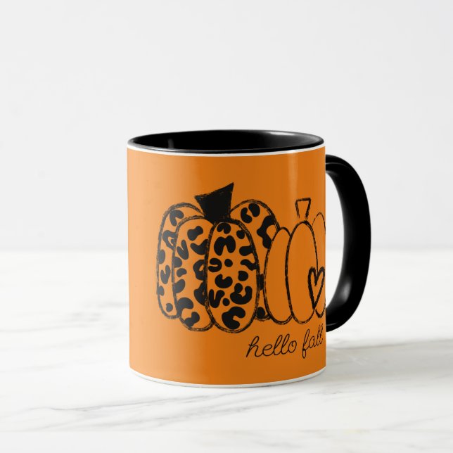 hello fall mug (Front Right)