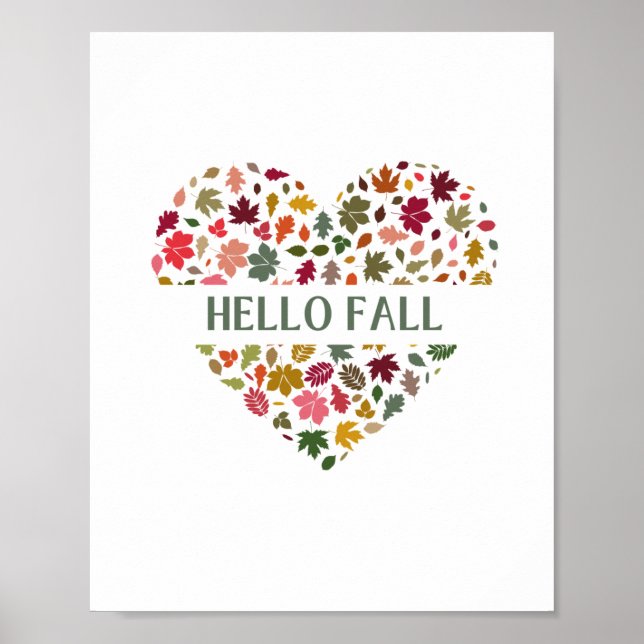Hello Fall Poster (Front)