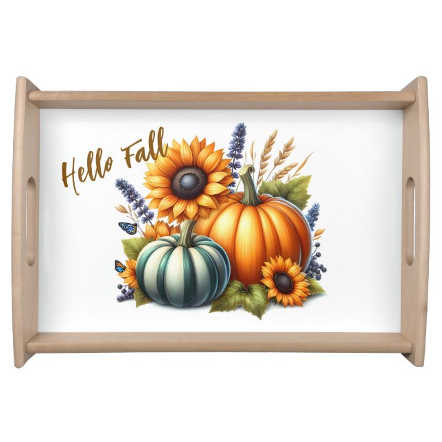 Hello Fall Serving Tray (Front)
