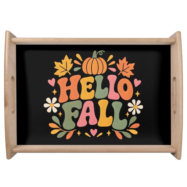 Hello Fall Serving Tray (Front)
