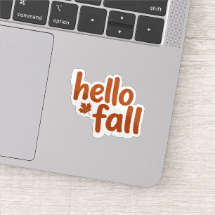 Hello Fall Sticker