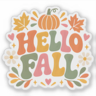 Hello Fall Sticker