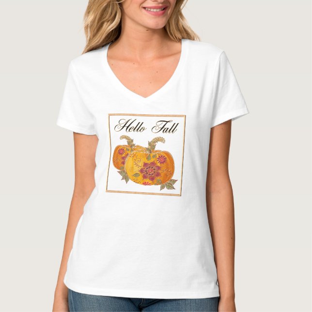 Hello Fall T-Shirt (Front)