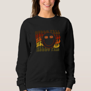 Hello Fall Thanksgiving matching family autumn ph Sweatshirt