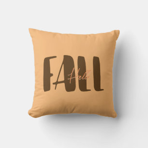 Hello Fall Throw Pillow
