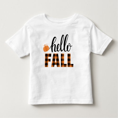 Hello Fall Toddler T_shirt