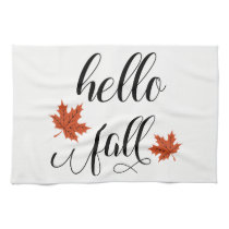 Hello Fall Towel