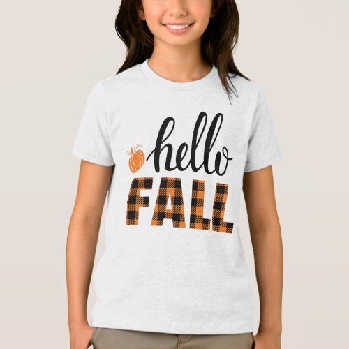 Hello Fall Tri_Blend Shirt