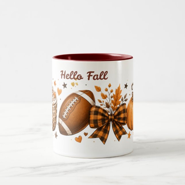 Hello Fall Two-Tone Mug   (Center)