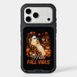 Hello Fall Vibes Ghost Cute Autumn Pumpkin iPhone 17 Pro Max Case