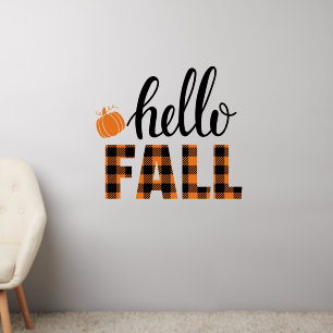 Hello Fall Wall Decal